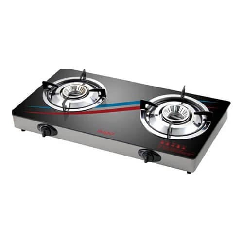 Two burner Glass top Gas type: LP gas Warranty: 1 year